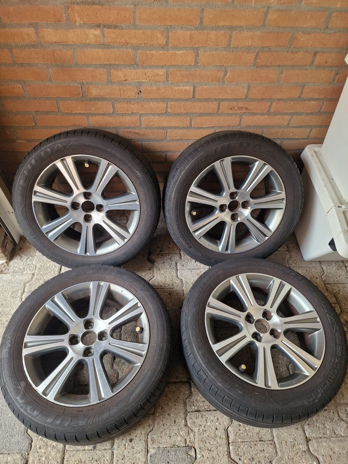 Originele 16 inch Suzuki Swift velgen + Fulda banden 4x100, Ophalen of Verzenden, Gebruikt