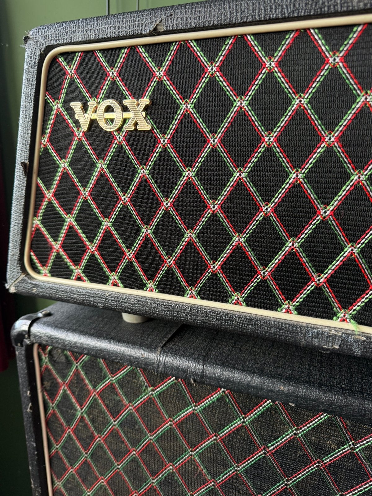 Vox AC30 vintage trapeze head + 4x12”speakerkast, Ophalen, Gebruikt, Minder dan 50 watt