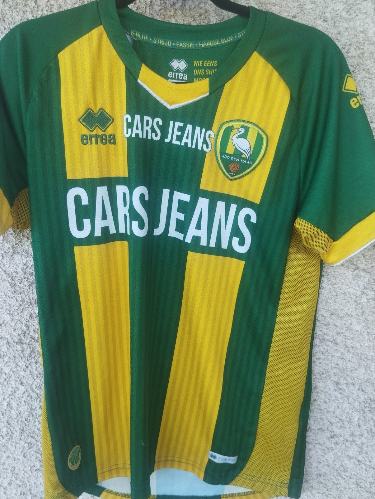 ADO Den Haag Thuis Shirt 2019/2020 Eredivisie, Maat L, Verzenden, Gebruikt, Shirt