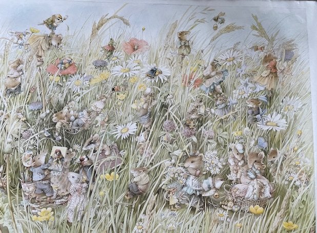 Print tekening Marjolein Bastin, Ophalen of Verzenden, Gebruikt, Minder dan 50 cm, Tekening