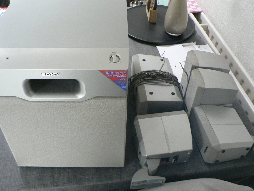 sony subwoofer surround speakerset 5.1 SA-WMSP3 sony, Audio, Tv en Foto, Home Cinema-sets, Gebruikt, 70 watt of meer, Ophalen of Verzenden