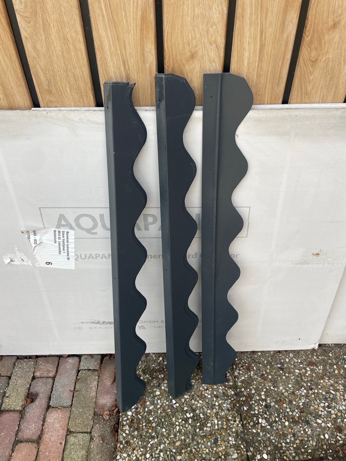 4x Spagplaat 1000 GL 43/83 HPS Antraciet (links/rechts), Ophalen, Gebruikt