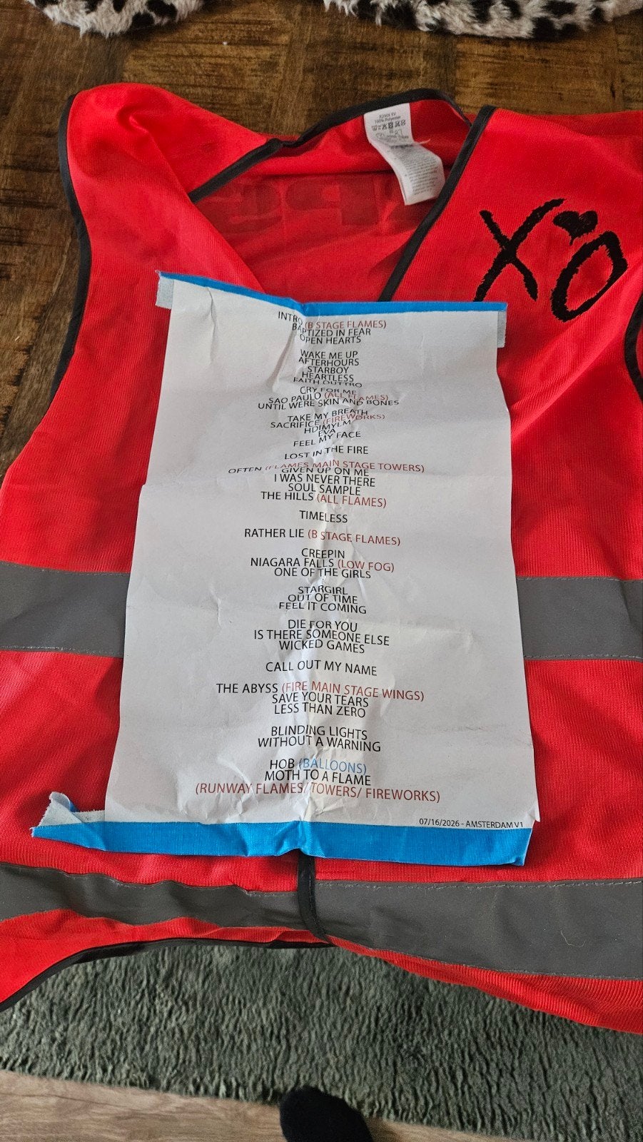 The Weeknd Load Out Hesje + Setlist Amsterdam Arena
