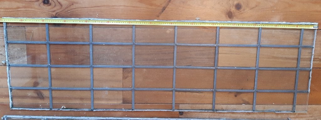 Glas en lood panelen, Gebruikt, Minder dan 80 cm, Glas in lood, 120 tot 160 cm