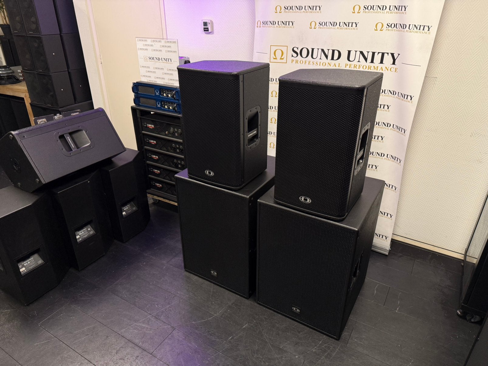 DYNACORD A112 / CP18-1 passieve geluidsset, Ophalen, Zo goed als nieuw, Subwoofer, Overige merken