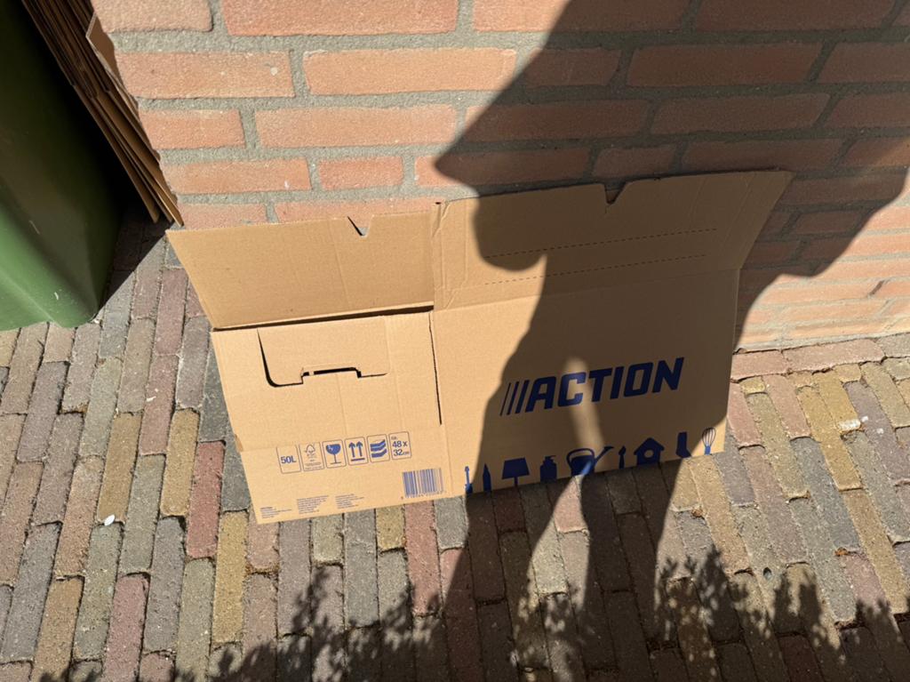 Verhuisdozen Action 15 stuks GRATIS af te halen in Ede, Ophalen, Doos, Minder dan 50 cm, Zo goed als nieuw