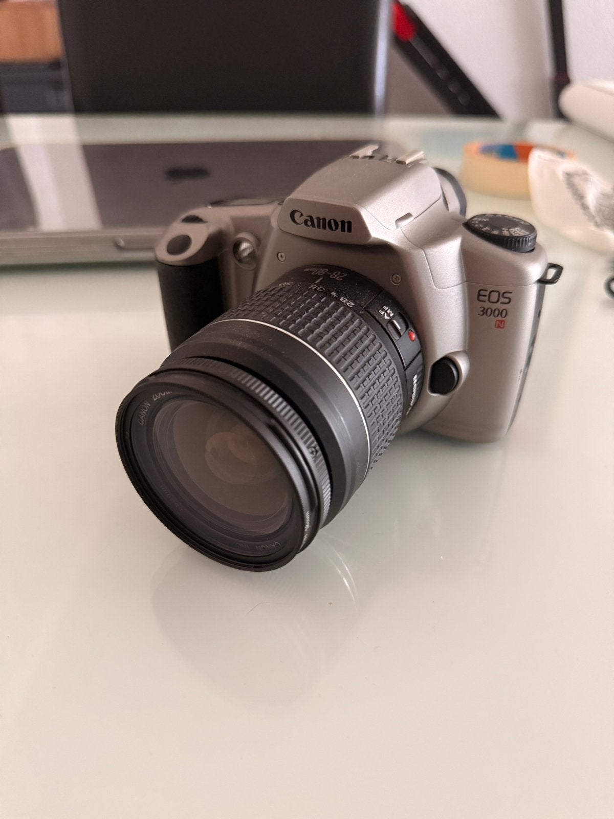 Canon EOS 3000 met lens, Audio, Tv en Foto, Fotocamera's Analoog, Ophalen of Verzenden, Gebruikt, Spiegelreflex, Canon