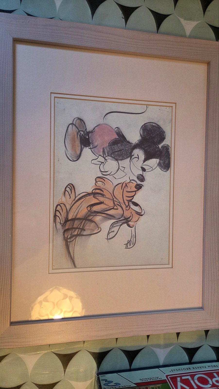 Pluto's Purchase 1948 - Mickey Mouse & Pluto, Ophalen of Verzenden, Mickey Mouse, Gebruikt, Plaatje of Poster