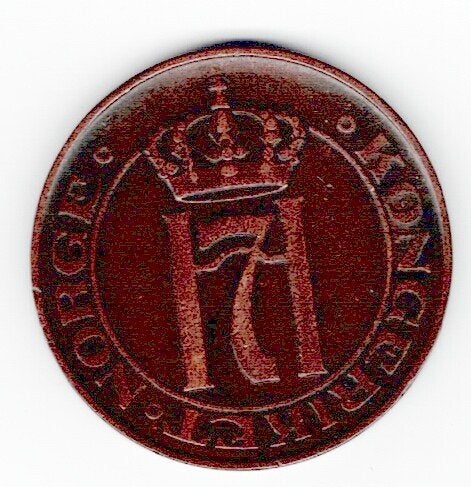 23-1722 Noorwegen 5 ore 1911, Verzenden, Overige landen, Losse munt