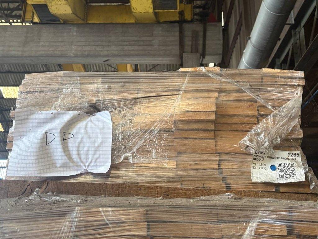 Eiken planken 20x120mm droog geschaafd - restpartij, Doe-het-zelf en Verbouw, Hout en Planken, Minder dan 25 mm, Eiken, Nieuw
