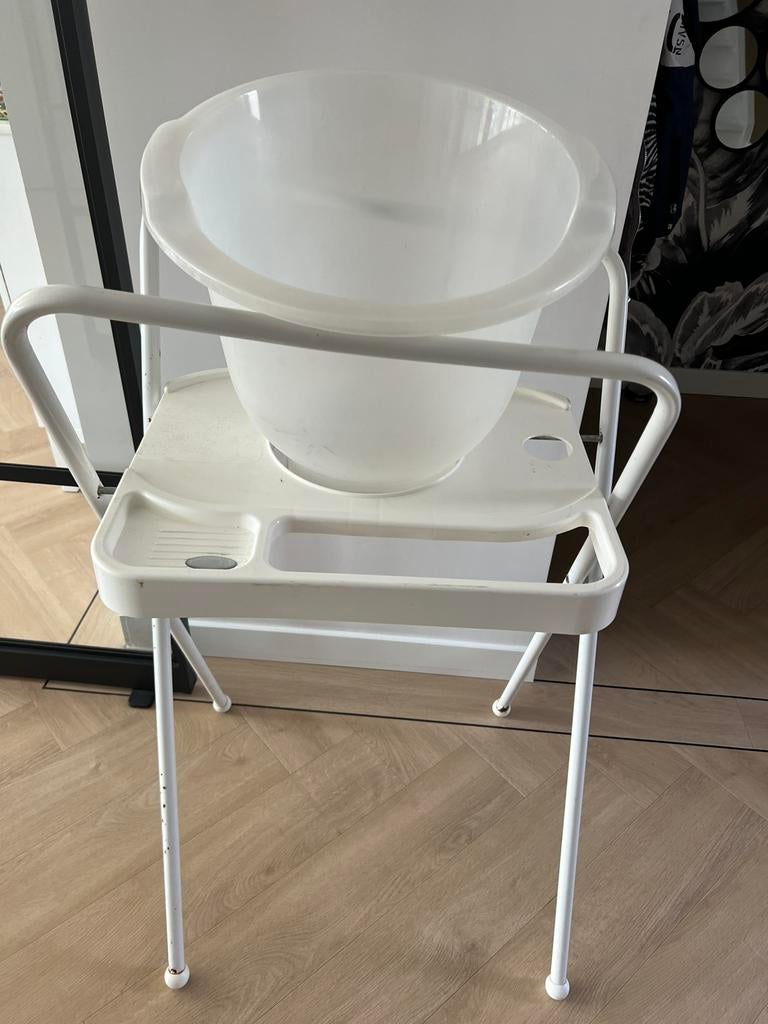 Baby badje met standaard, Kinderen en Baby's, Badjes en Verzorging, Ophalen, Gebruikt, Badje, Standaard