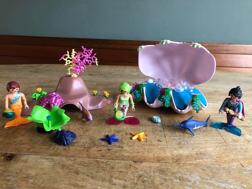 ✨ Nachtlamp in schelp - 70095 - PlaymoBeau, Ophalen of Verzenden, Zo goed als nieuw
