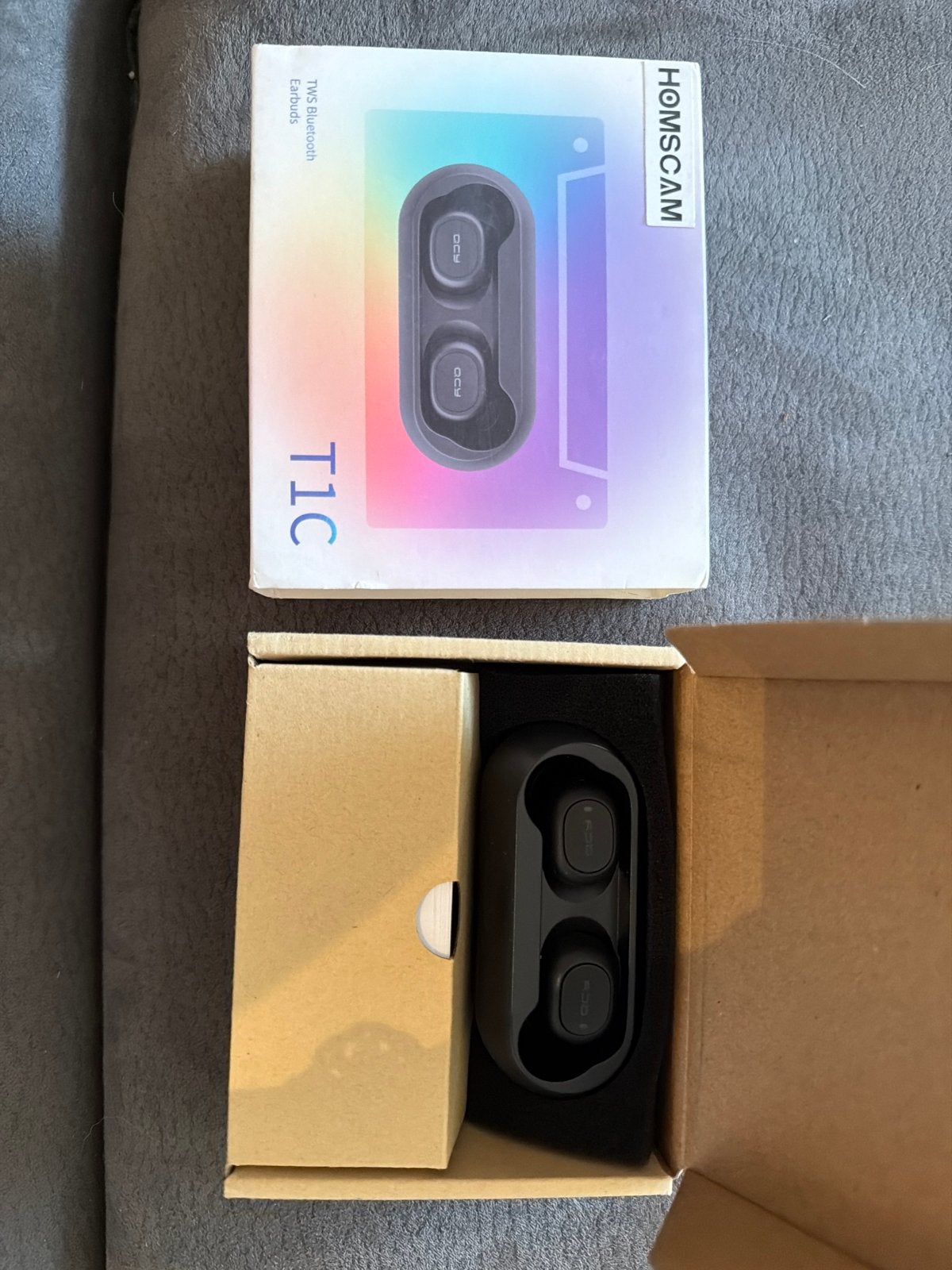 HOMSCAM T1C TWS Bluetooth Oordopjes - Zo goed als nieuw, Ophalen of Verzenden, Zo goed als nieuw, Overige merken, Draadloos