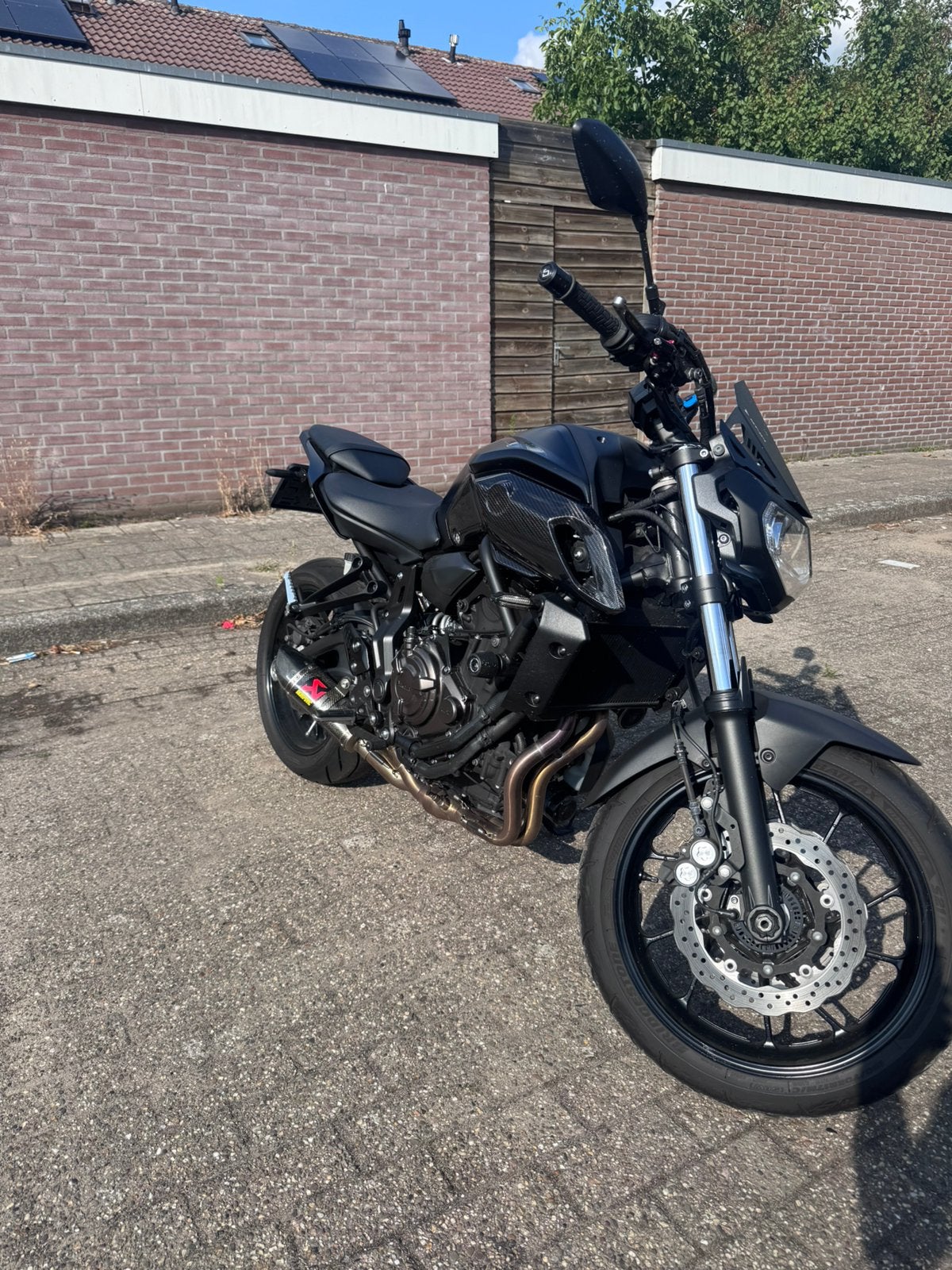 MT-07 Tech Black | Akrapovič | LED | Vol opties | Lage km, Motoren, Motoren | Yamaha, Particulier, Naked bike