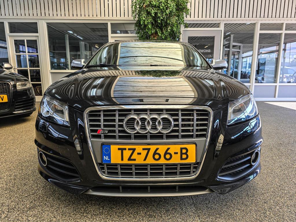 Audi S3 Sportback 2.0 TFSI Quattro Bose Leder Aut., Auto's, Audi, Automaat, 1490 kg, Gebruikt, Zwart