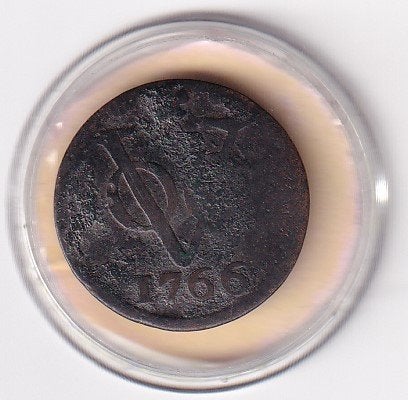 Holland VOC Duit 1766  in minimale kwaliteit, Verzenden, Vóór koninkrijk, Overige waardes, Losse munt
