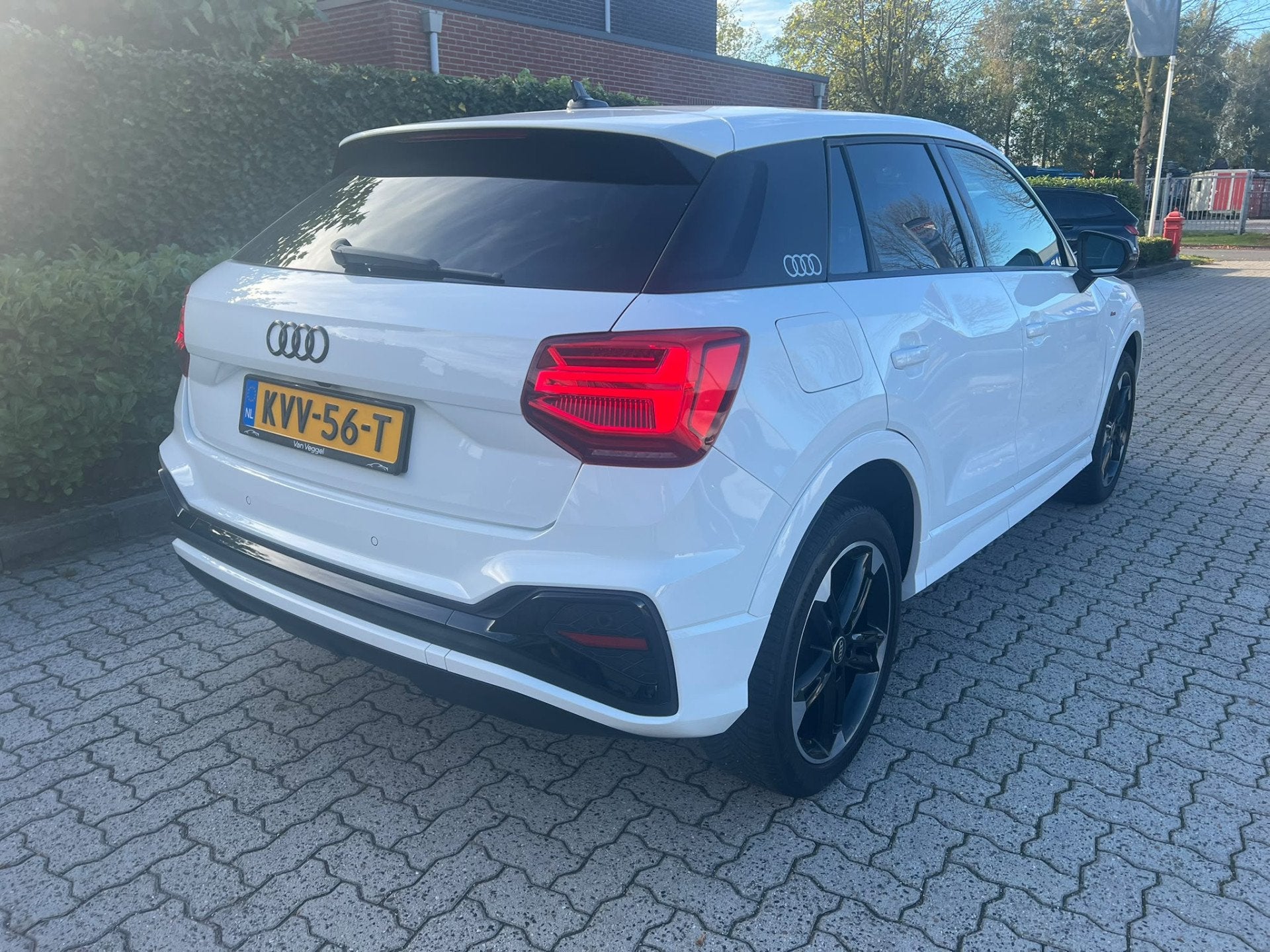 Audi Q2 35 TFSI S Line Black virtual cockpit, camera, navi,, Stof, 4 cilinders, 150 pk, Wit