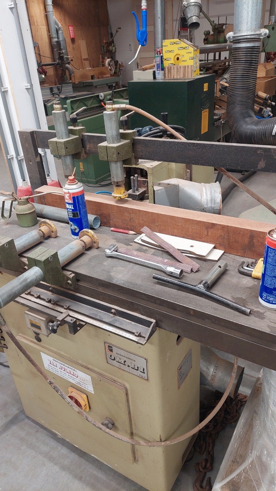 Professionele hydraulische gaten steek en 2 x kettingfreesvo, Zakelijke goederen, Ophalen of Verzenden