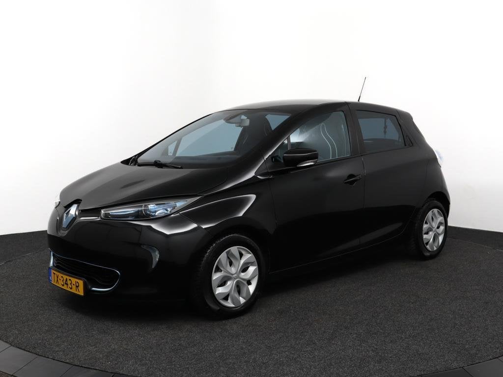 Renault Zoe Q210 Quickcharge 22 kWh (ex Accu) Airco Navi, Auto's, Stof, 58 pk, Zwart, ZOE