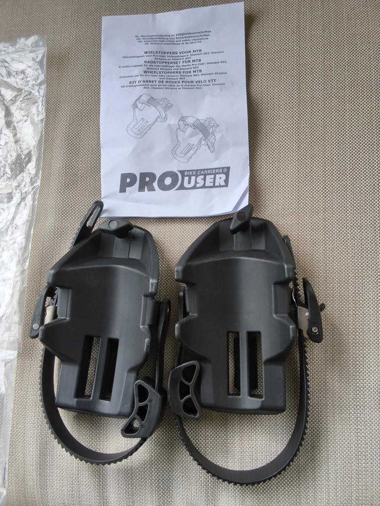 PRO USER Wielstoppers voor MTB fietsendragers, Ophalen of Verzenden, Nieuw, Overige typen