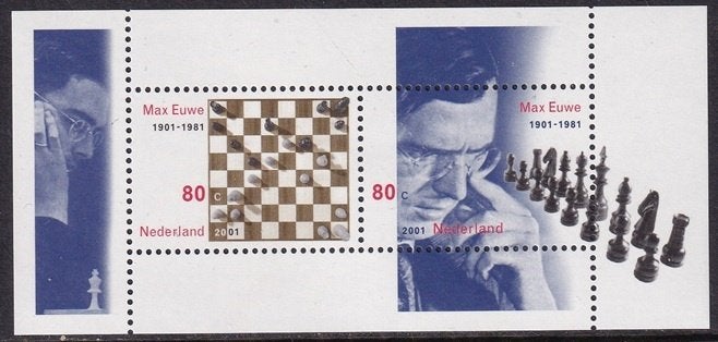 B593 - Nederland nvph 1969 postfris , Max Euwe, Verzenden, Na 1940, Postfris