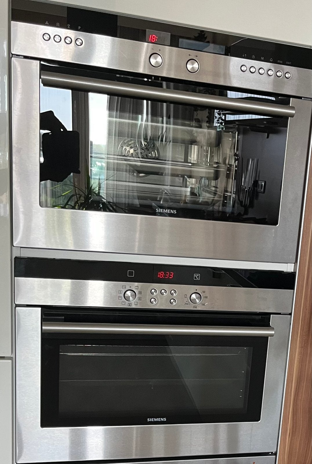 Siemens Stoomoven & inbouwoven multifunctioneel, Witgoed en Apparatuur, Ovens, Gebruikt, Inbouw, Stoomoven, Siemens, 45 tot 50 cm