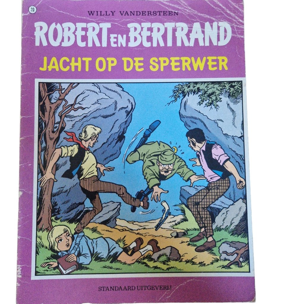 Robert en Bertrand - Jacht op de Sperwer (Willy Vandersteen), Boeken, Eén stripboek, Ophalen, Gelezen, Willy Vandersteen