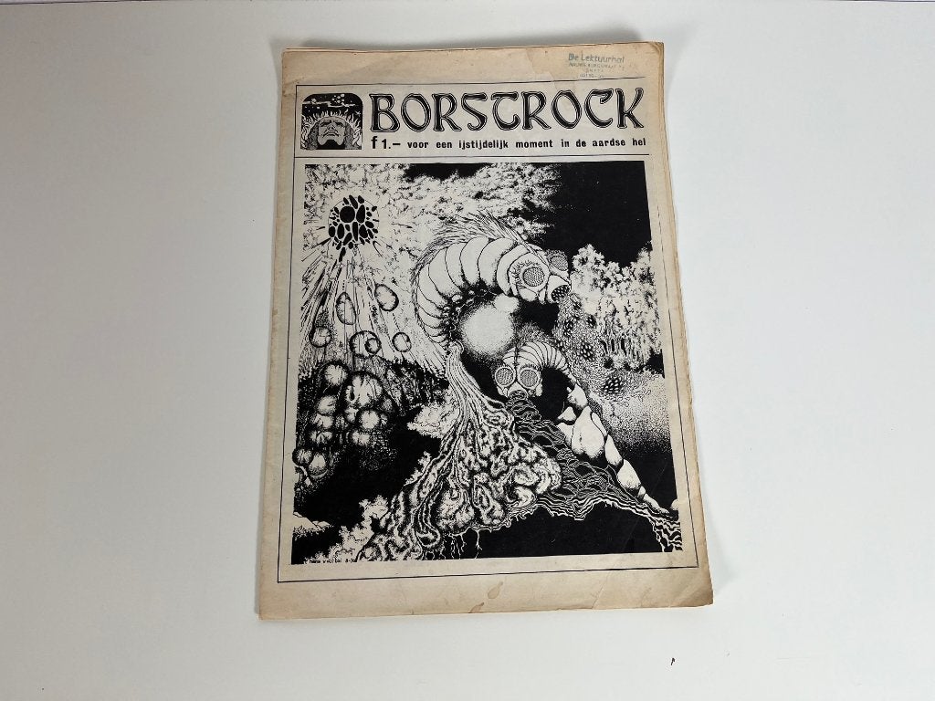 Borstrock underground magazine, Rotterdam 1970, Ophalen of Verzenden, Gelezen, Muziek, Film of Tv