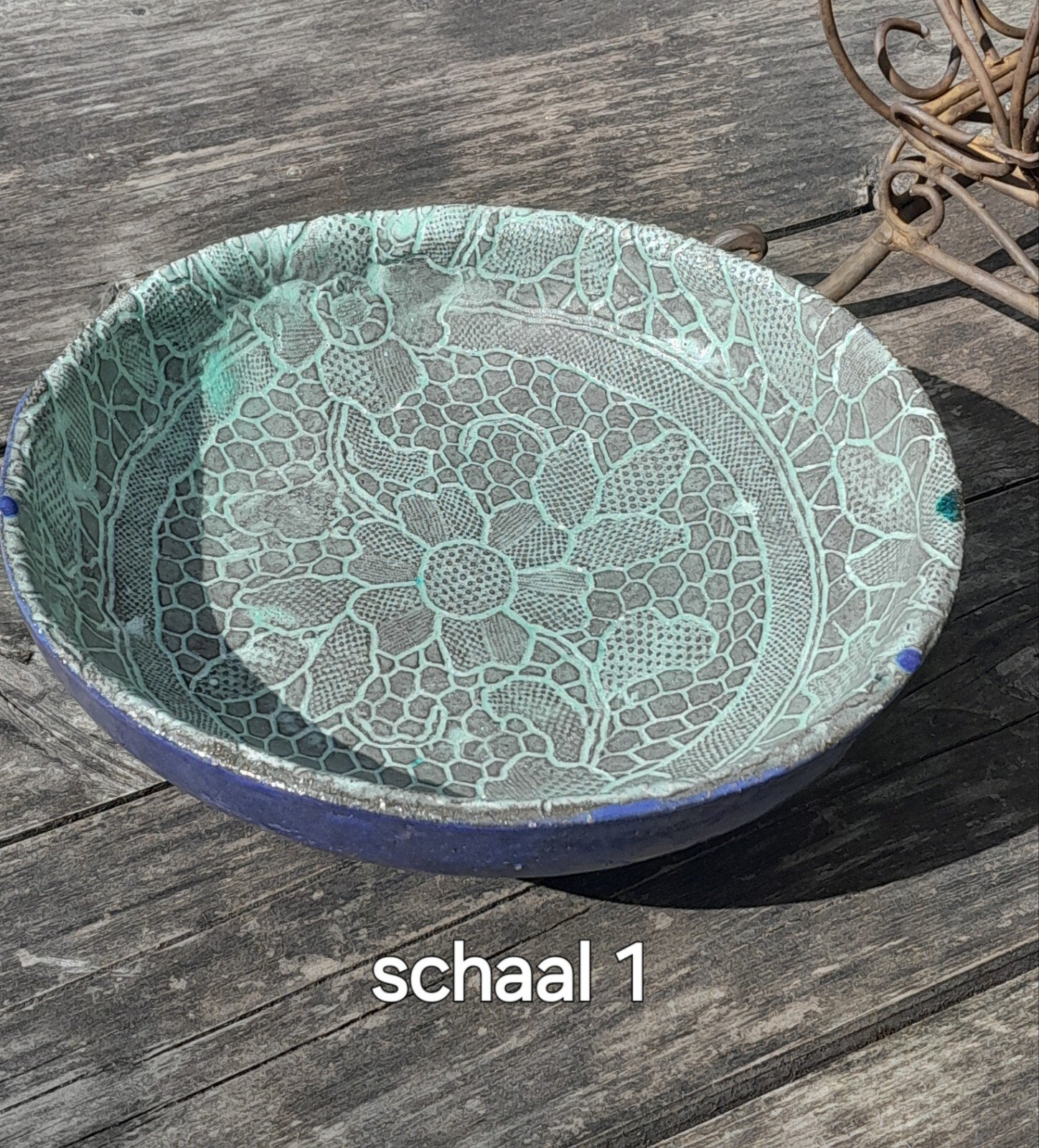 schalen, vogelbadje  en plateaus snits keramiek, Ophalen of Verzenden, Nieuw
