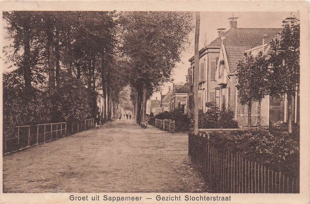702-424-021 Sappemeer Gezicht Slochterstraat, Verzenden, Voor 1920, Groningen