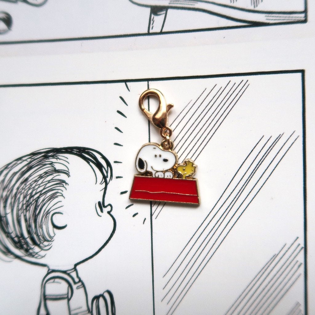 Woodstock en Snoopy Peanuts Comics clip-on hangertje, Verzenden, Snoopy, Zo goed als nieuw, Beeldje of Figuurtje