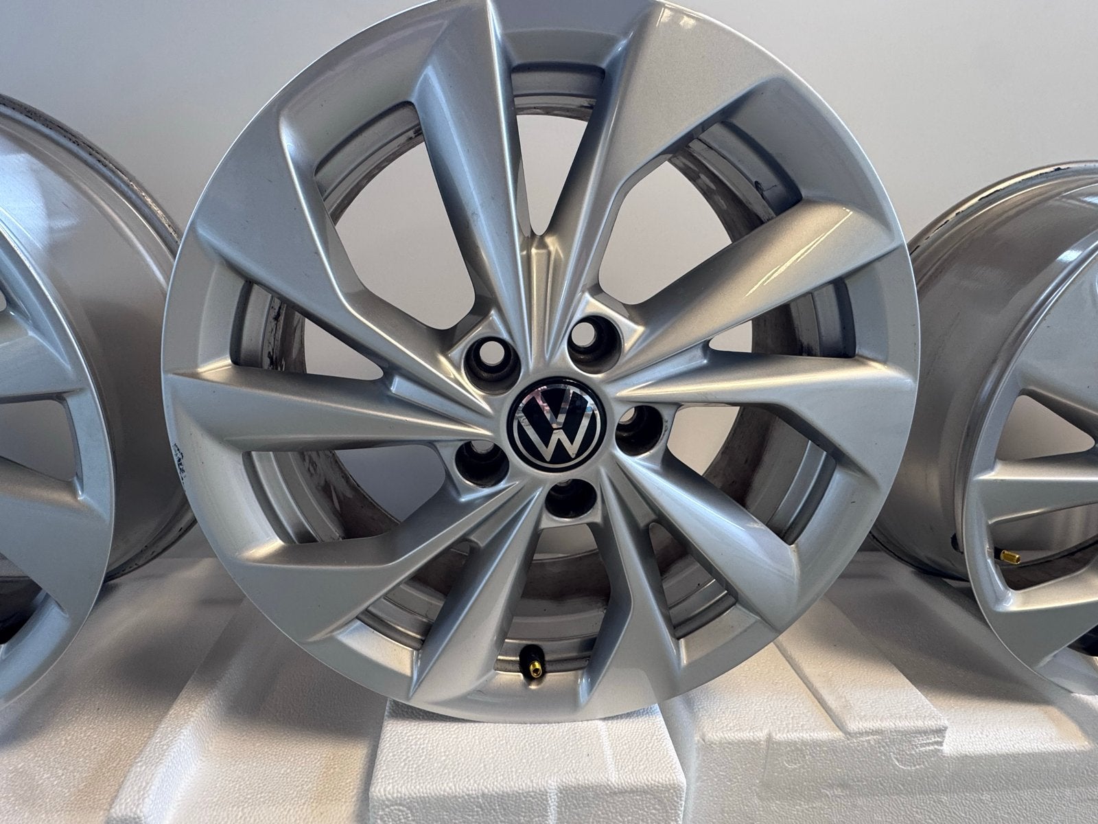 Set van 4 originele VW POLO velgen 16 inch, Ophalen, Gebruikt, Velg(en), 16 inch