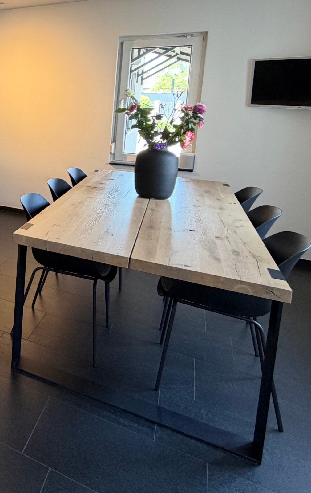 Eettafel table du sud, Huis en Inrichting, Tafels | Eettafels, Ophalen, Gebruikt, 100 tot 150 cm, Eikenhout
