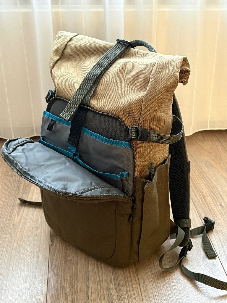 Tenba Fulton V2 14L Backpack Tan/Olive, Statiefbevestiging, Rugtas, Tenba, Ophalen of Verzenden