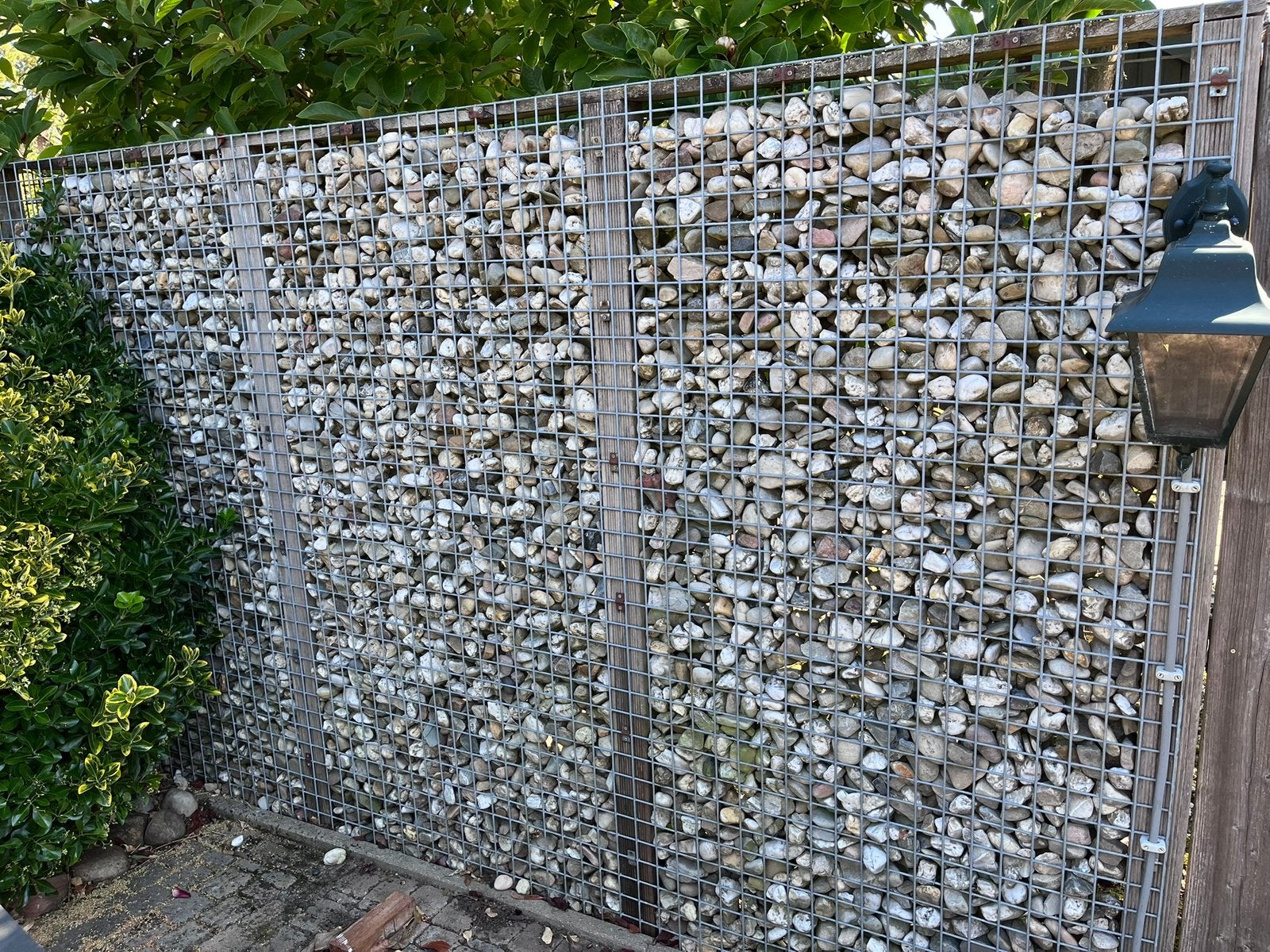 Af te halen Schutting rasterwerk, gevuld met grof grind, Ophalen, Minder dan 3 meter, IJzer, 1 tot 2 meter