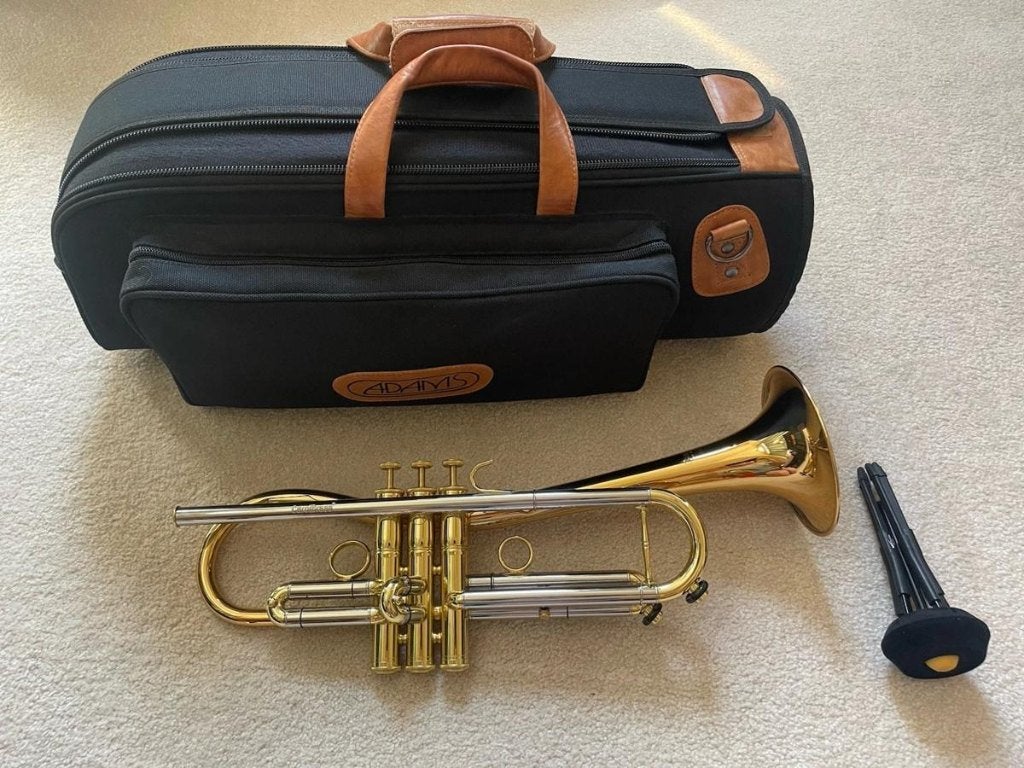 Carol Brass CTR-5282L-GLT Bb Trompet met Koffer en Hercules, Muziek en Instrumenten, Blaasinstrumenten | Trompetten, Ophalen, Nieuw