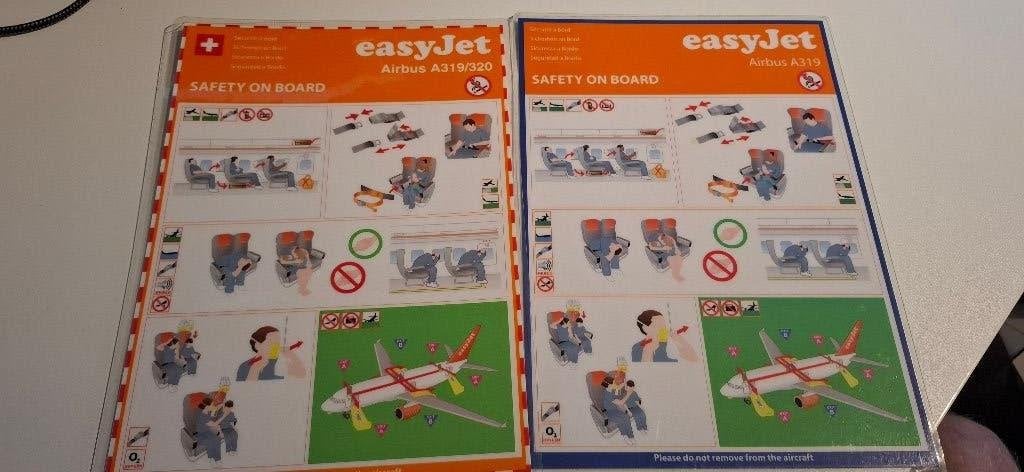 Safety on Board - EasyJet | Airbus A319/320, Ophalen of Verzenden, Gebruikt, Overige typen