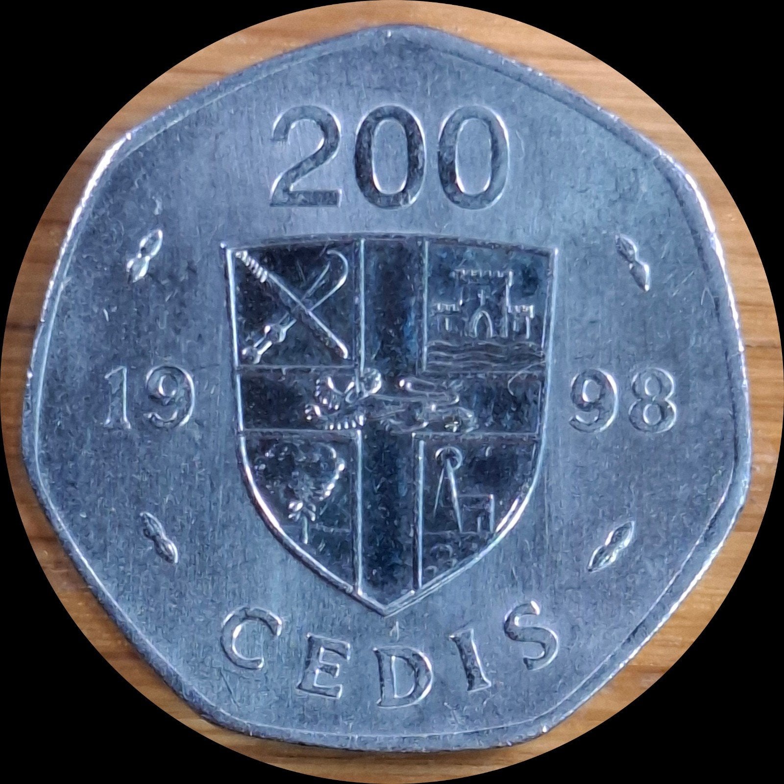 42# Ghana 200 Cedis 1998 km35, Ophalen of Verzenden, Overige landen