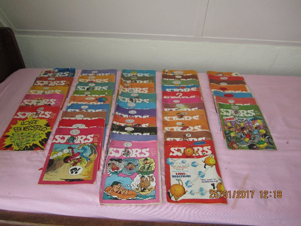 Sjors Stripbladen  1971, 1972, 1975, Gelezen, Sjors, Verzenden, Europa