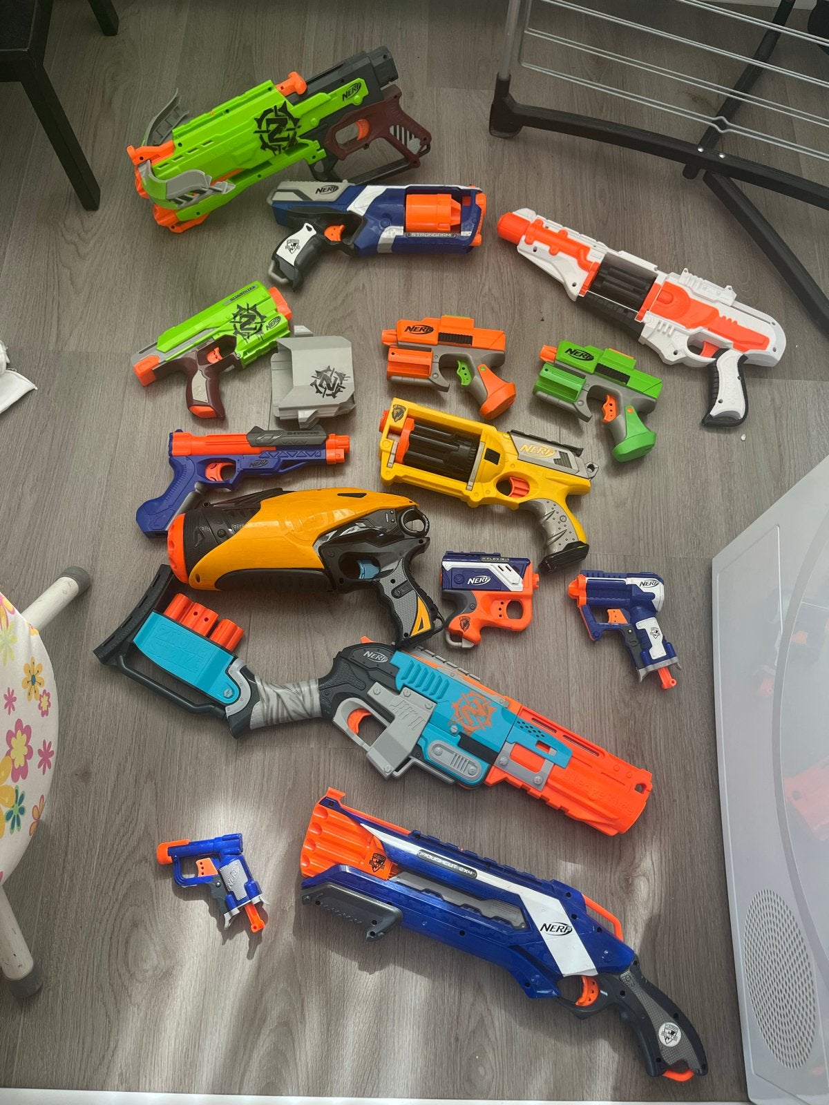 Grote Nerf Blaster Collectie met Accessoires en Darts, Ophalen of Verzenden, Gebruikt