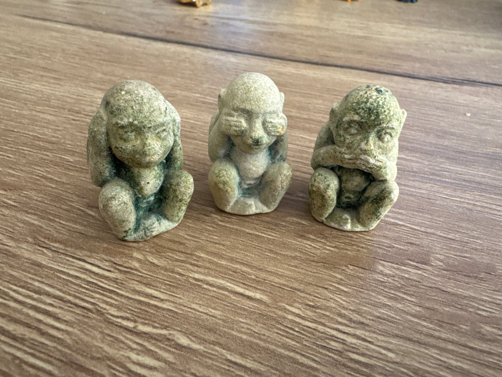 Drie Wijze Apen Beeldjes - Horen, Zien, Zwijgen, Ophalen of Verzenden