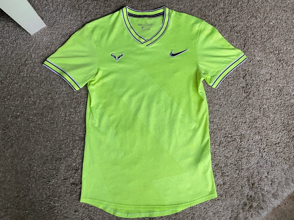 Nike Rafael Nadal French Open 2019 Tennisshirt, Nike, L00, Ophalen of Verzenden, Zo goed als nieuw