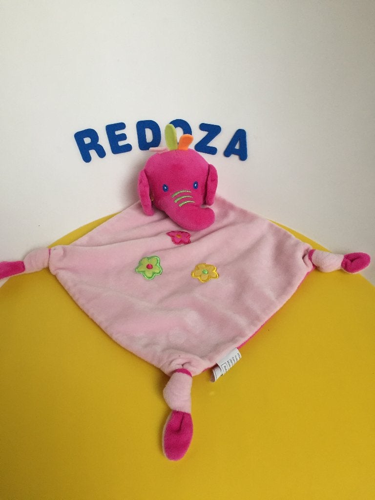 K1668 Tollkuhn action doek doekje olifant roze, Ophalen of Verzenden, Zo goed als nieuw, Overige typen