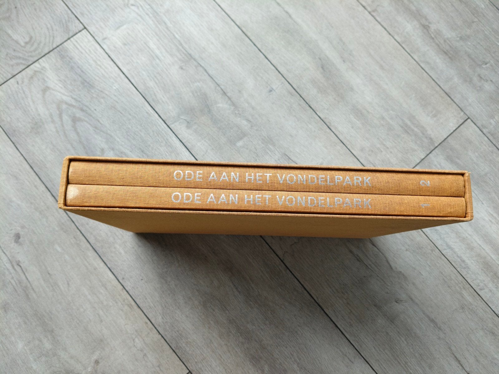 Ode aan het Vondelpark (2 linnen gebonden delen in cassette), Ophalen of Verzenden, Zo goed als nieuw