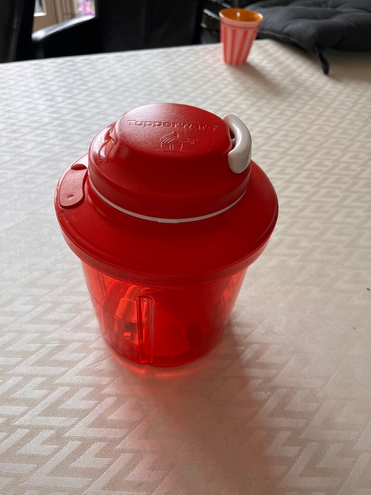 Tupperware SuperSonic chef Rood met Accessoires, Ophalen, 1200 ml, Overige typen, Zo goed als nieuw