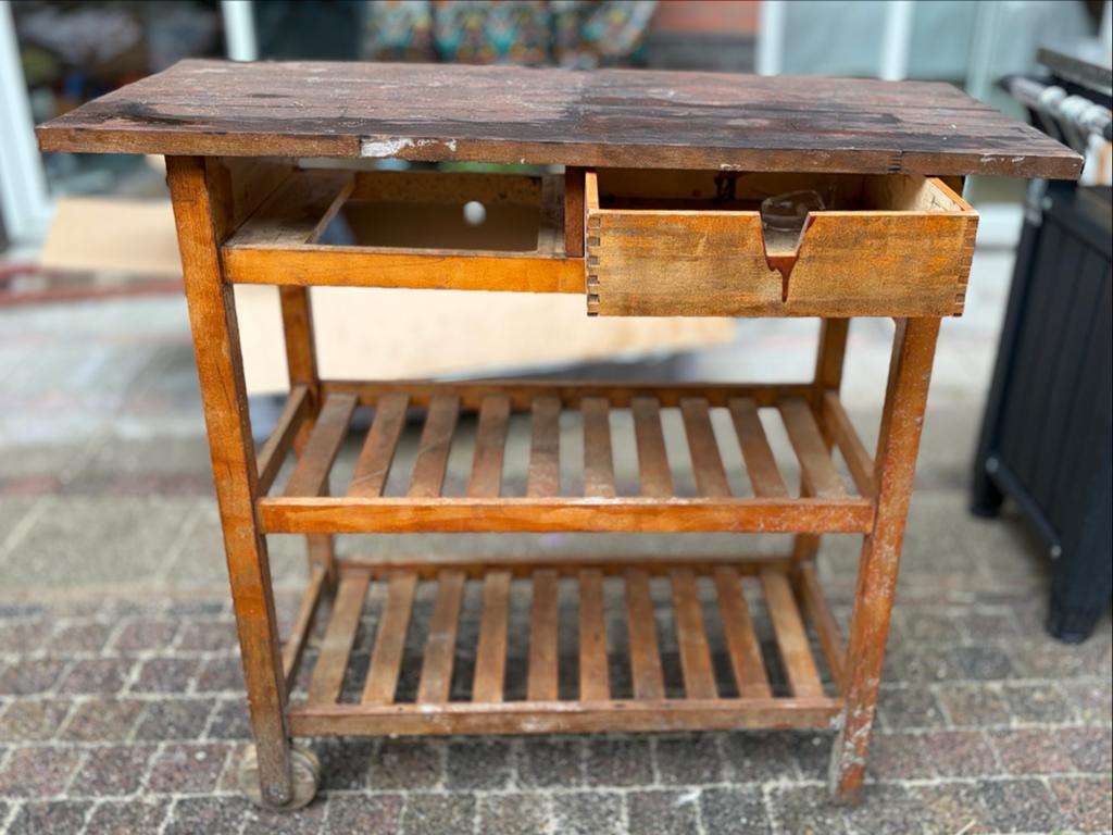 Pottafel / Bijzettafel / BBQ Tafel - Gratis af te halen, Ophalen, Gebruikt, 75 cm of meer, 60 cm of meer