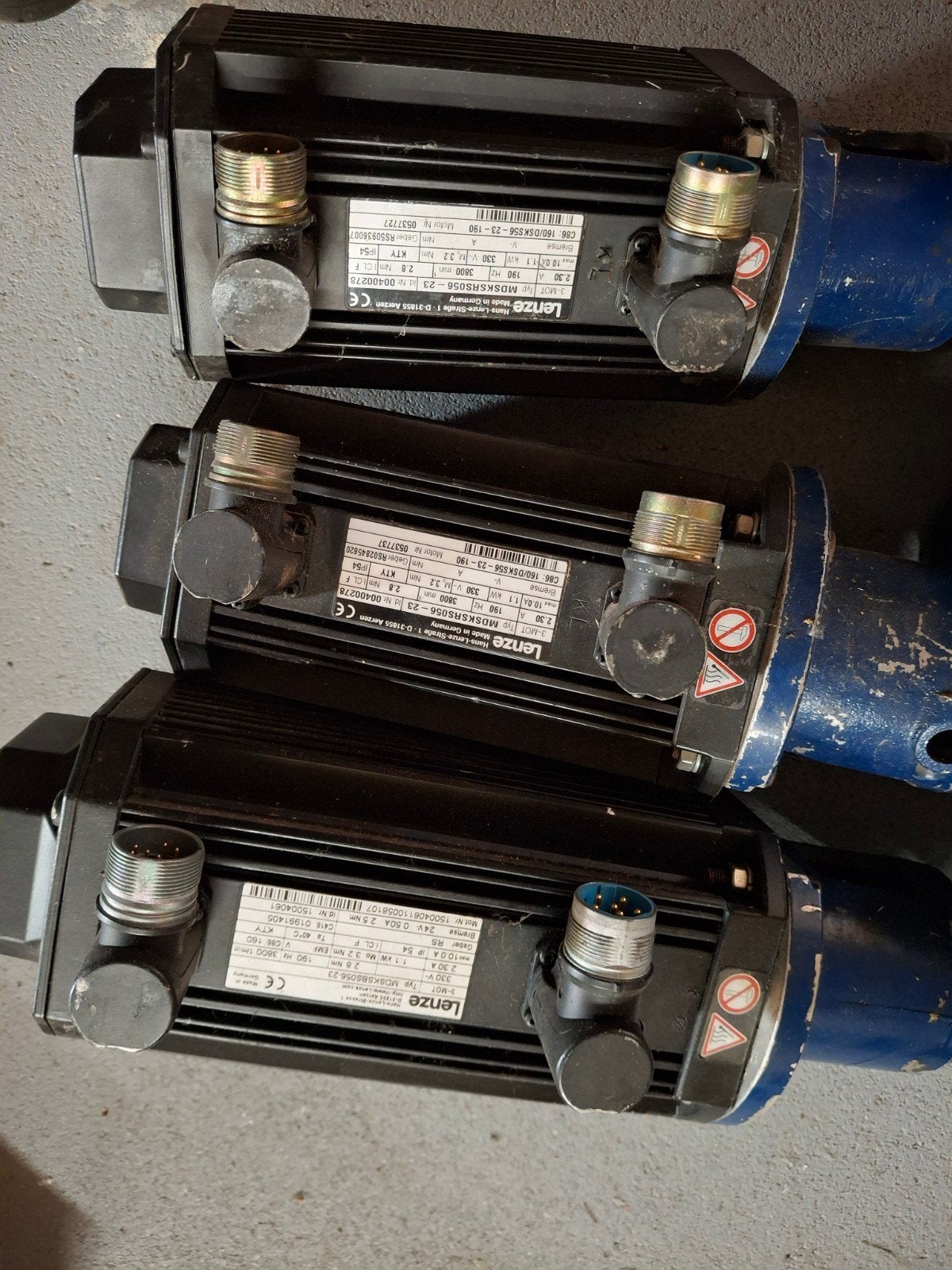 Servo motor, Ophalen