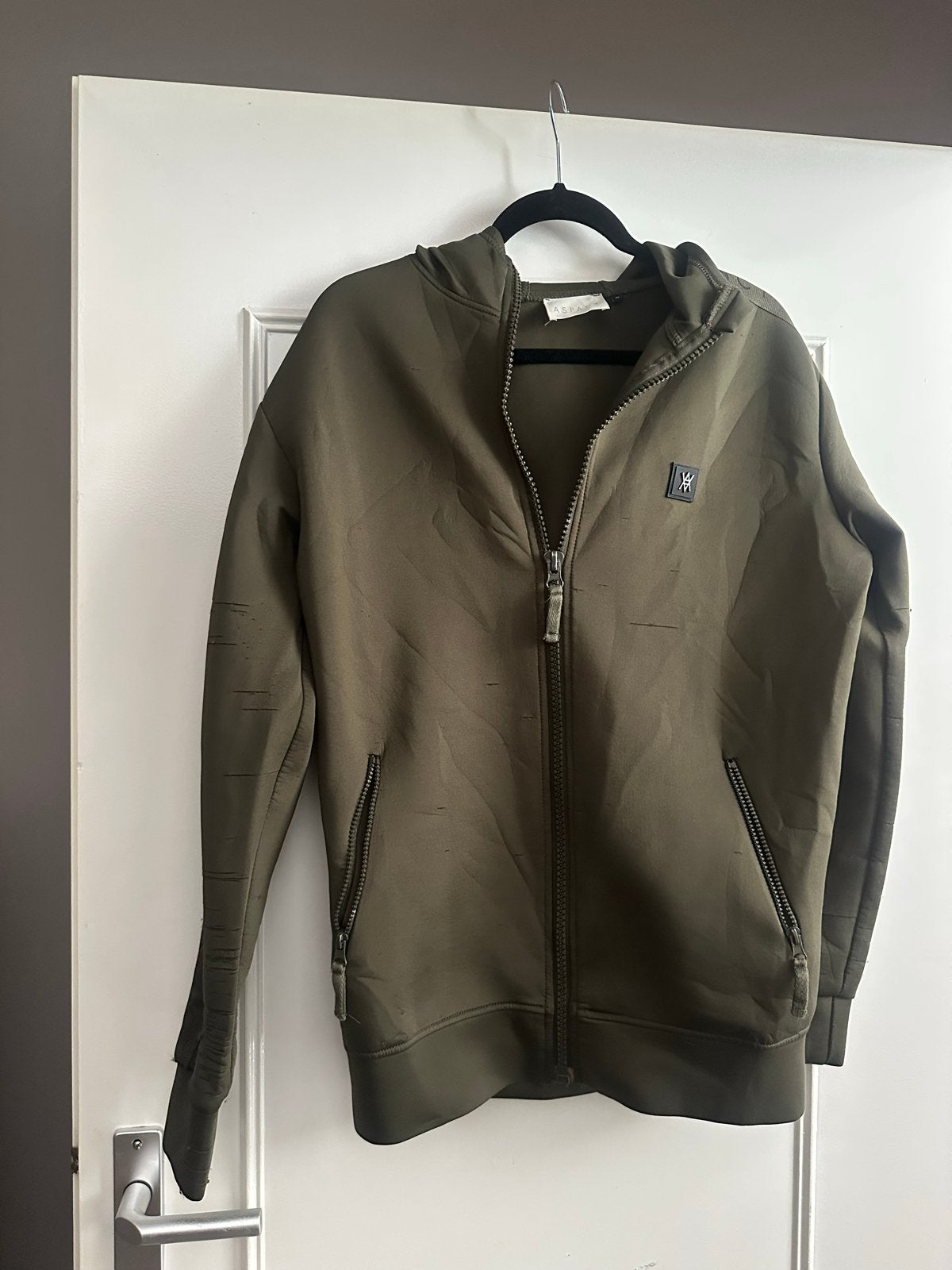 ASPACT Hoodie Groen Maat M met Gebruikssporen, Ophalen of Verzenden, Zo goed als nieuw, Maat 48/50 (M), Groen