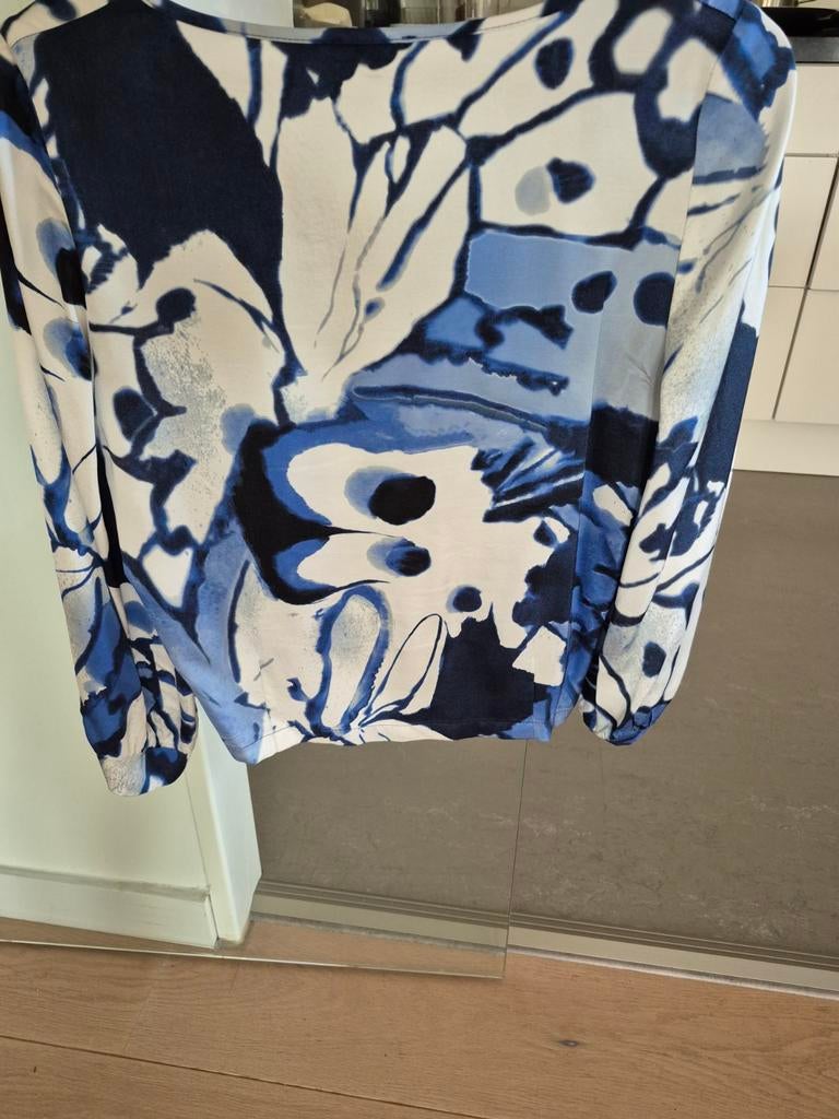 Blouse Caroline Biss, Ophalen of Verzenden, Zo goed als nieuw, Maat 34 (XS) of kleiner, Blauw