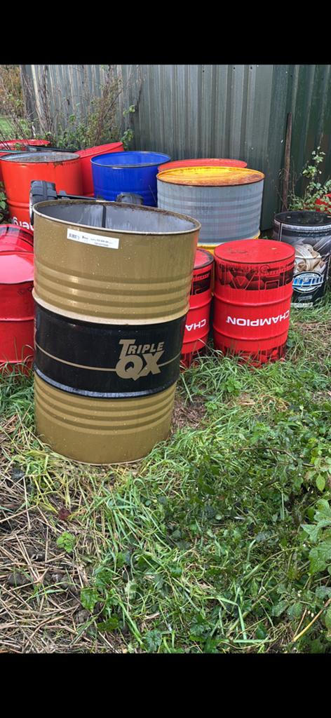 Tonnen drums vaten, Ophalen of Verzenden, Gebruikt, Vuurton